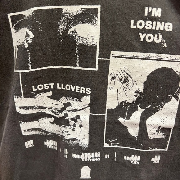 LLovesick - Limited Edition Black Graphic T-Shirt - Picture 2 of 3